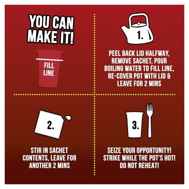 King Pot Noodle Beef & Tomato 114g