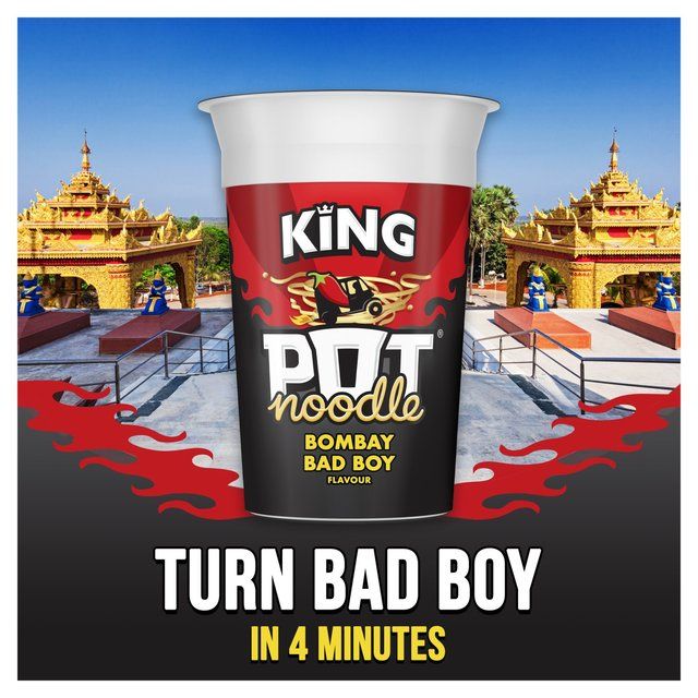 King Pot Noodle Bombay Bad Boy 114g