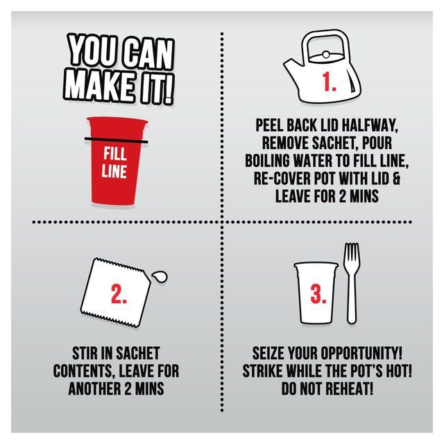 King Pot Noodle Sticky Rib 114g