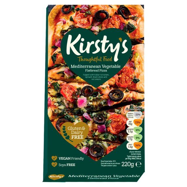 Kirsty's Mediterranean Vegetable Flatbread Pizza 220g
