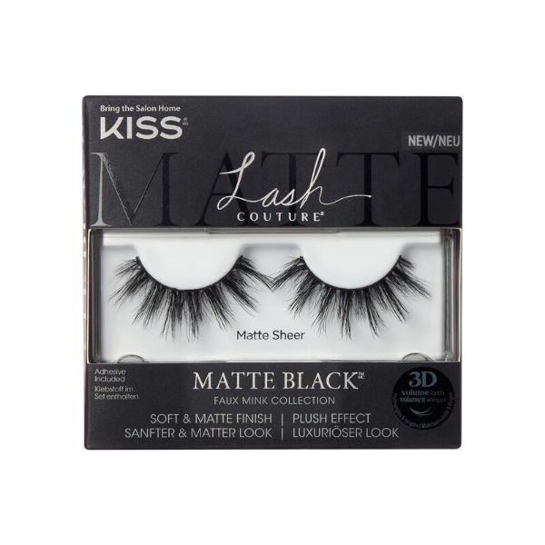 Kiss Lash Couture Matte Black Matte Sheer