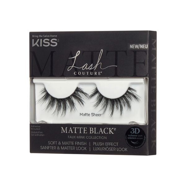 Kiss Lash Couture Matte Black Matte Sheer