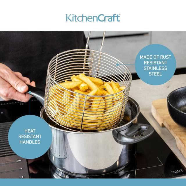 KitchenCraft Large Chip Fryer & Basket