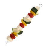 KitchenCraft Stainless Steel Flat Sided Skewers 30cm