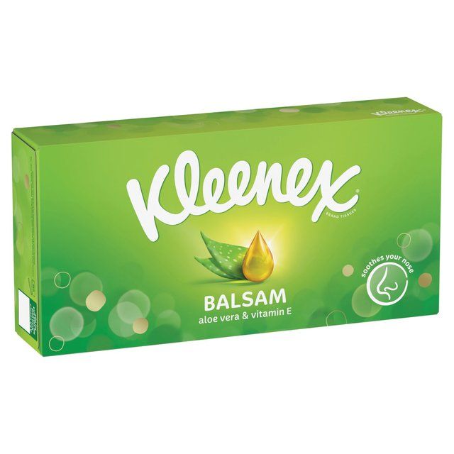 Kleenex Balsam Facial Tissues - Single Box 64 per pack