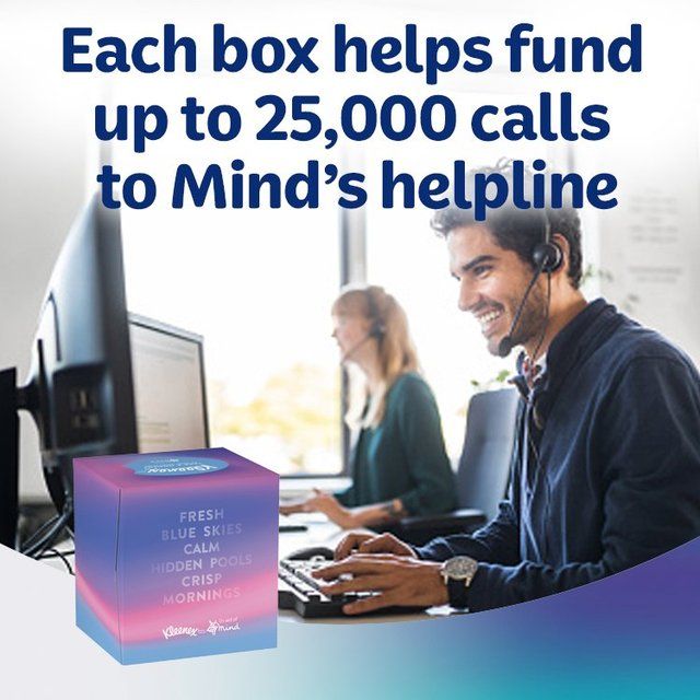 Kleenex Collection Cube Facial Tissues - Single Box 48 per pack