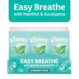 Kleenex Easy Breathe Tissues Pocket  Pack   6 x 9 per pack