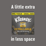 Kleenex Extra Large Tissues Compact Box 4 x 44 per pack