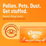 Kleenex Hayfever Allergy Comfort Facial Tissues - Twin Box   2 x 56 per pack