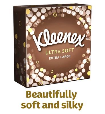 Kleenex Ultra Soft Extra Long Tissues Single Compact Box 40s