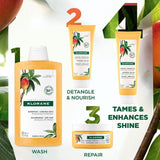 Klorane Nourishing Leave-In Cream with Mango for Dry Hair 125ml