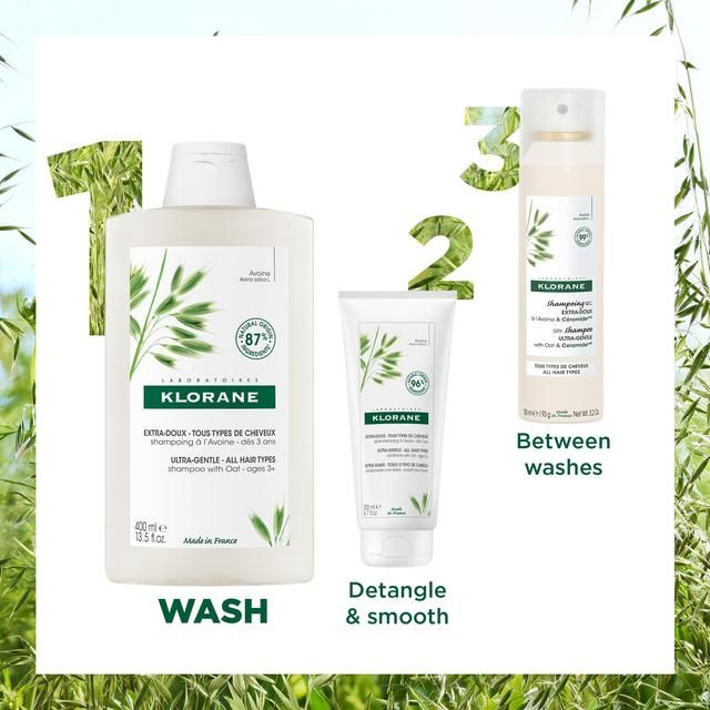 Klorane Softening Shampoo with Oat Milk for the Whole Family 400ml