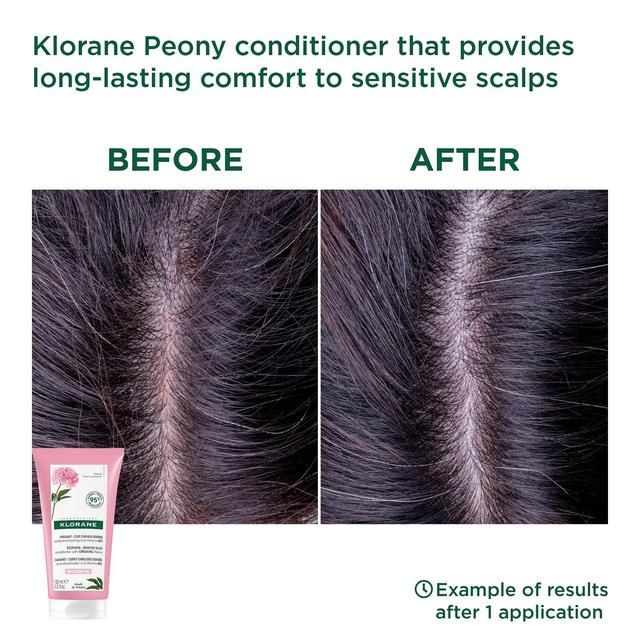 Klorane Soothing Conditioner with Organic Peony for Sensitive Scalps 150ml