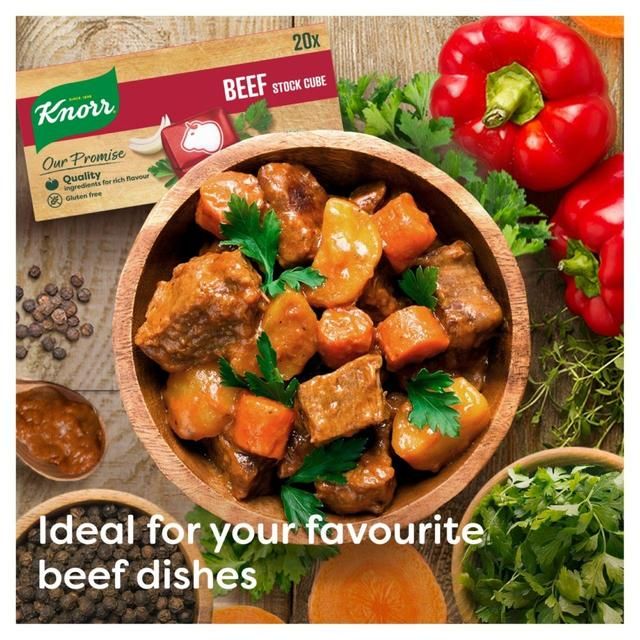 Knorr 20 Beef Stock Cubes 20 x 10g