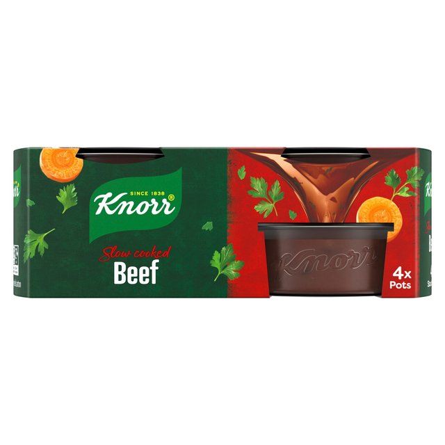 Knorr 4 Beef Stock Pot 4 x 28g