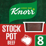 Knorr 8 Beef Stock Pot 8 x 28g