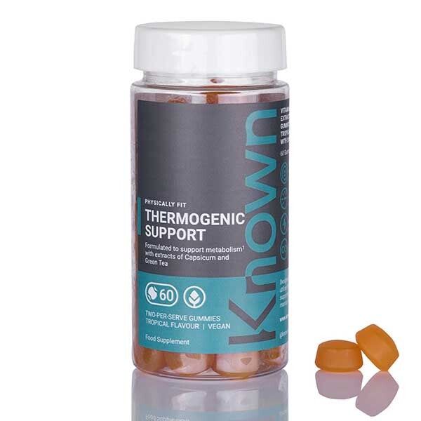 Known Thermogenic Support Vegan Gummy Supplements x 60