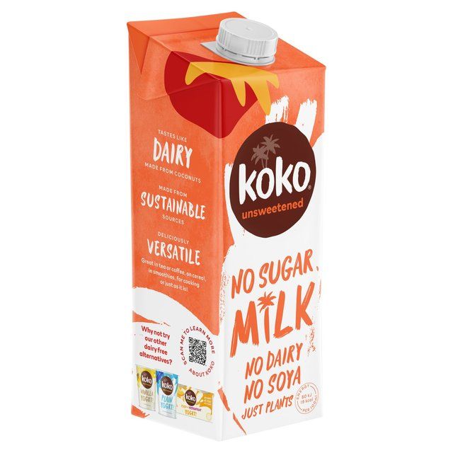 Koko Dairy Free Unsweetened UHT Coconut Drink 1L
