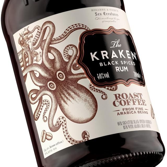 Kraken Black Spiced Rum Roast Coffee 70cl