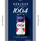 Kronenbourg 1664 Lager Beer Cans 15 x 440ml