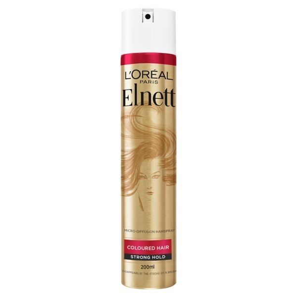 L'Oreal Hairspray Elnett Coloured Hair Strong Hold 200ml