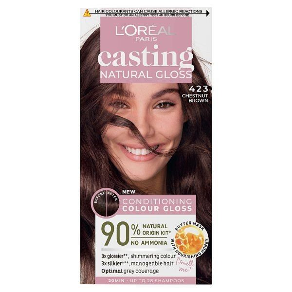 L'Oreal Paris Casting Natural Gloss Light Blonde Sucre 9.23 Brown Noisette 4.23