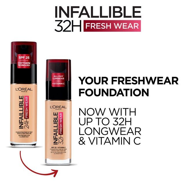 L'Oreal Paris Infallible 24hr Freshwear Liquid Foundation 15 Porcelain