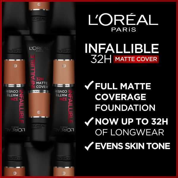 L'Oreal Paris Infallible 32H Matte Cover Foundation, 130