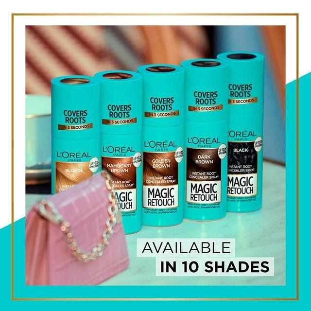 L'Oreal Paris Magic Retouch Instant Grey Root Touch Up Dark Iced Brown 75ml