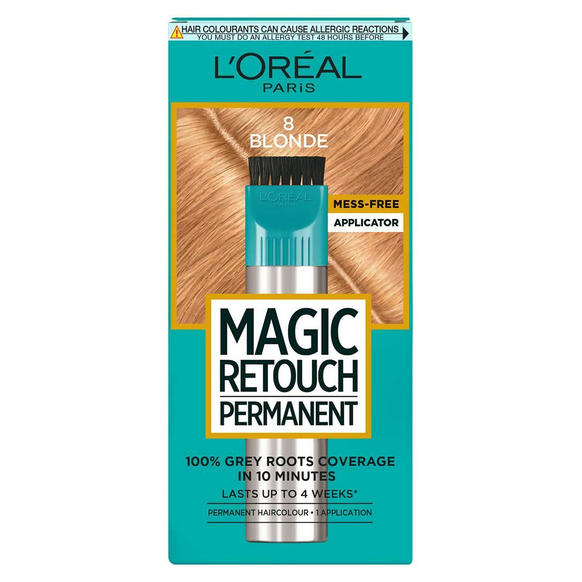 L’Oreal Paris Magic Retouch Permanent Blonde Root Concealer, 100% Roots Coverage With Easy Applicator, 150ml