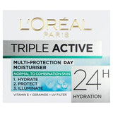 L'Oreal Paris Triple Active Day Moisturiser Normal to Combination Skin 50ml