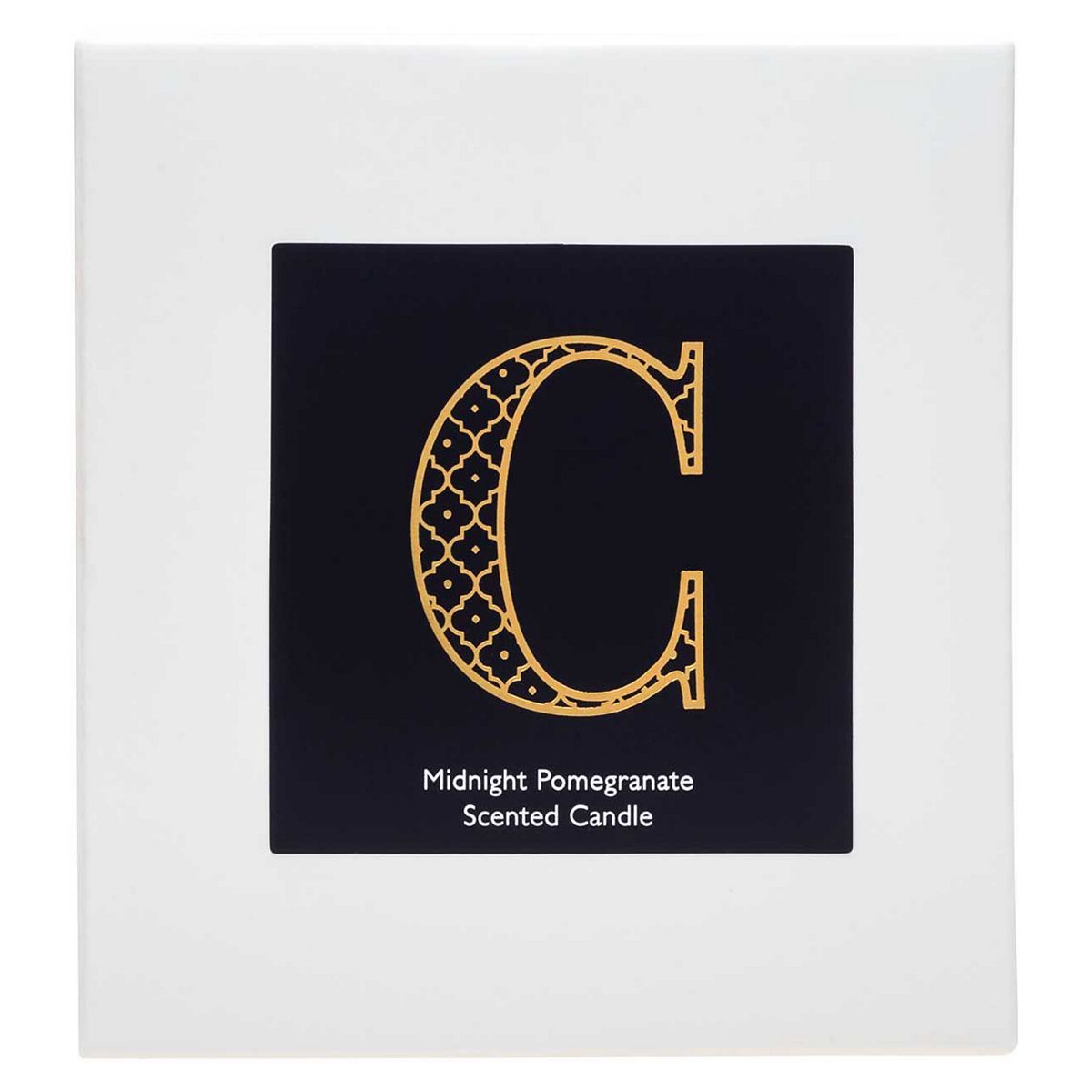 Landon Tyler Alphabet Candle - Letter C - Midnight Pomegranate 140g
