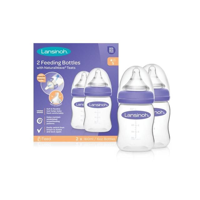 Lansinoh Feeding Bottle Set 2 x 160ml
