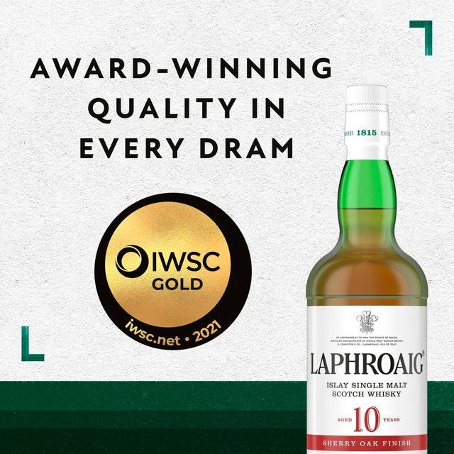 Laphroaig 10 Year Old Sherry Oak Single Malt Whisky 70cl