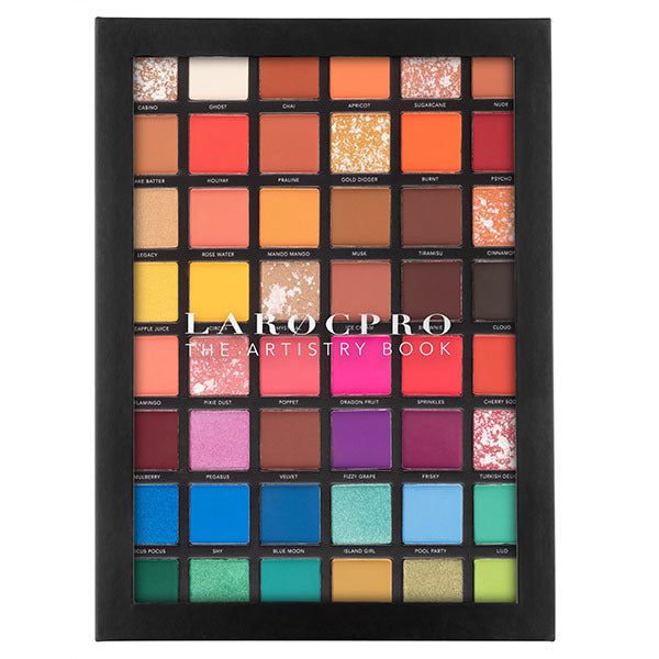 LaRoc Pro - 48 Colour Eyeshadow Palette - The Artistry Book