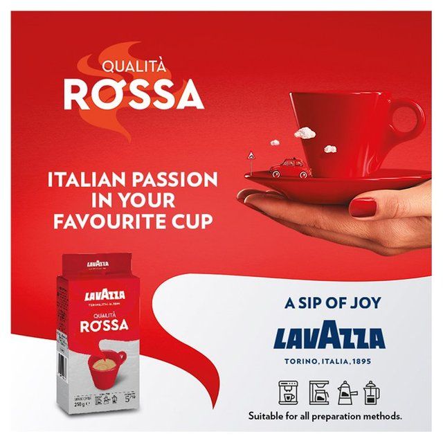 Lavazza Qualita Rossa Ground Coffee   250g