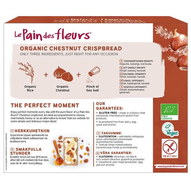 Le Pain des Fleurs Chestnut Crispbread 150g