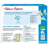 Le Pain Des Fleurs Organic Buckwheat No Added Salt or Sugar Crispbread 150g