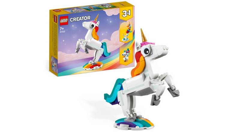 LEGO Creator 3 in 1 Magical Unicorn Toy Animal Playset 31140