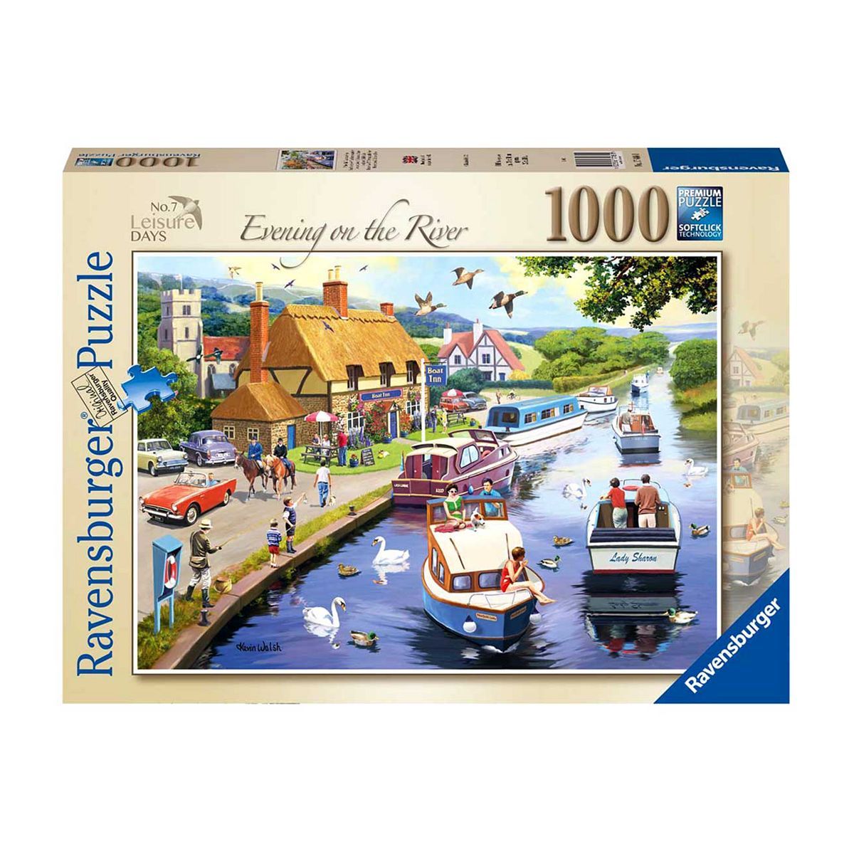 Leisure Days 1000pc Jigsaw Evening On The River