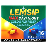Lemsip Max Day & Night Capsules Paracetamol Cold & Flu   16 per pack