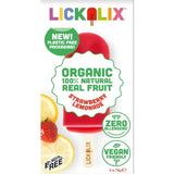 Lickalix Organic Strawberry Lemonade Ice Lollies 3 per pack