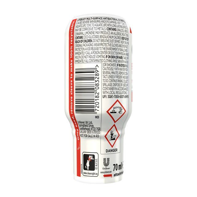 Lifebuoy Antibacterial Multi surface Ecorefill 70ml