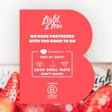 Light & Free Peach Passion Fruit 0% Added Sugar Fat Free Yoghurt 4 x 115g