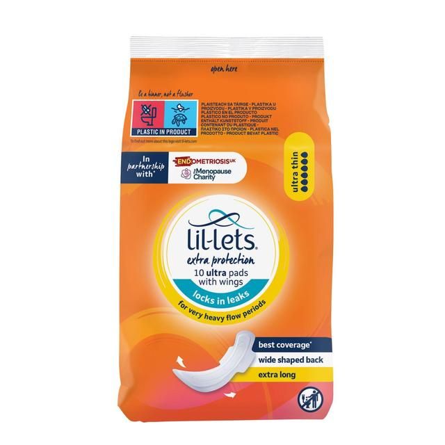 Lil-lets Extra Protection Ultra Pads 10 per pack