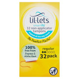 Lil-Lets Non-Applicator Tampons Regular 32 per pack