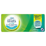 Lil-Lets Non-Applicator Tampons Super Plus 32 per pack
