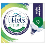 Lil-lets Organic Pads Night 9 per pack