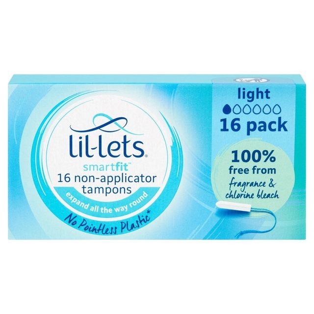Lil-Lets SmartFit Non-Applicator Tampons Lite 16 per pack
