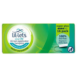 Lil-Lets Super Plus Non-Applicator Tampons 16 per pack